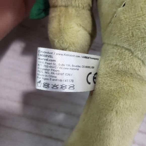 Kidrobot Guardians Of The Galaxy Vol 2 Kid Groot Phunny Plush 8 Inch 2017 - Picture 9 of 10